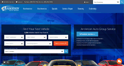 Desktop Screenshot of andersonautogroup.com